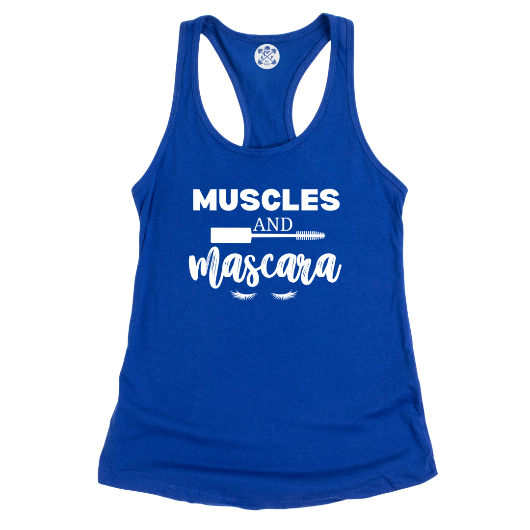 Muscles and Mascara Racerback Tank