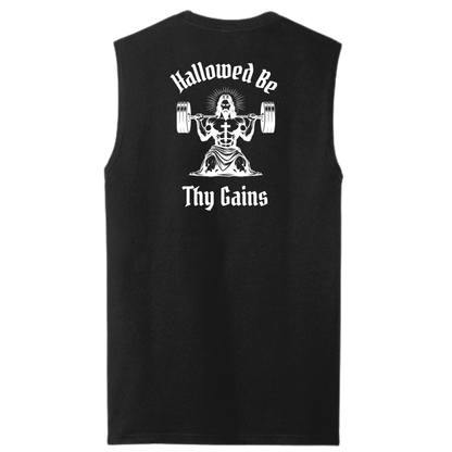 Hallowed Be Thy Gains Men's Muscle Tank