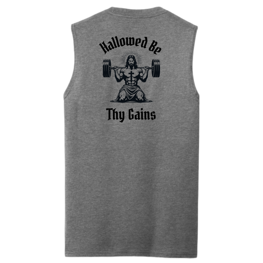 Hallowed Be Thy Gains Men's Muscle Tank