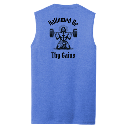 Hallowed Be Thy Gains Men's Muscle Tank