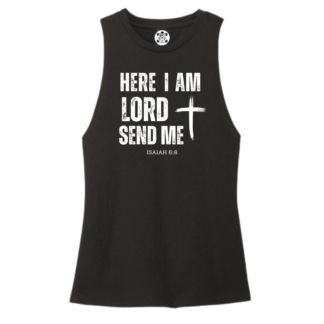 Here I am Lord Women's Muscle Tank
