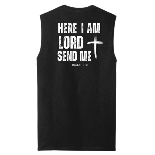 Here I am Lord Men's Muscle Tank