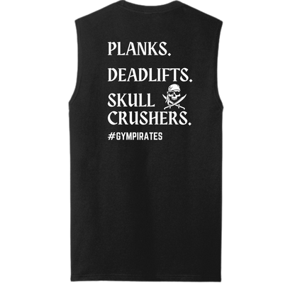 Planks | Deadlifts | Skull Crushers Men's Muscle Tank