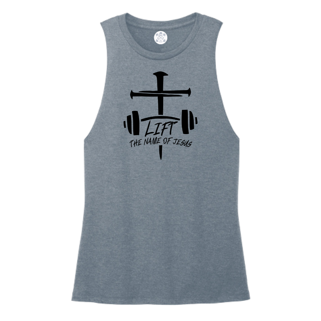 Lift the Name of Jesus Women's Muscle Tank