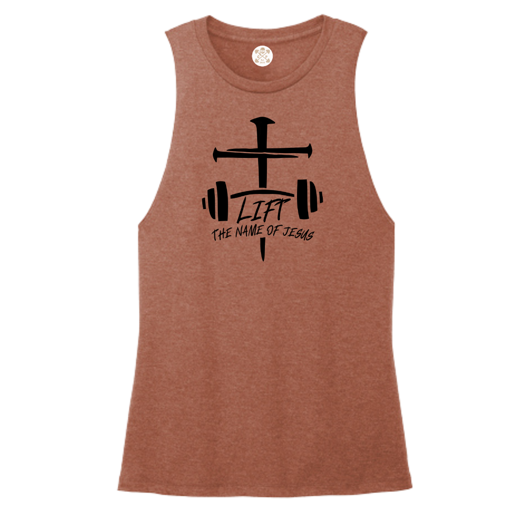 Lift the Name of Jesus Women's Muscle Tank