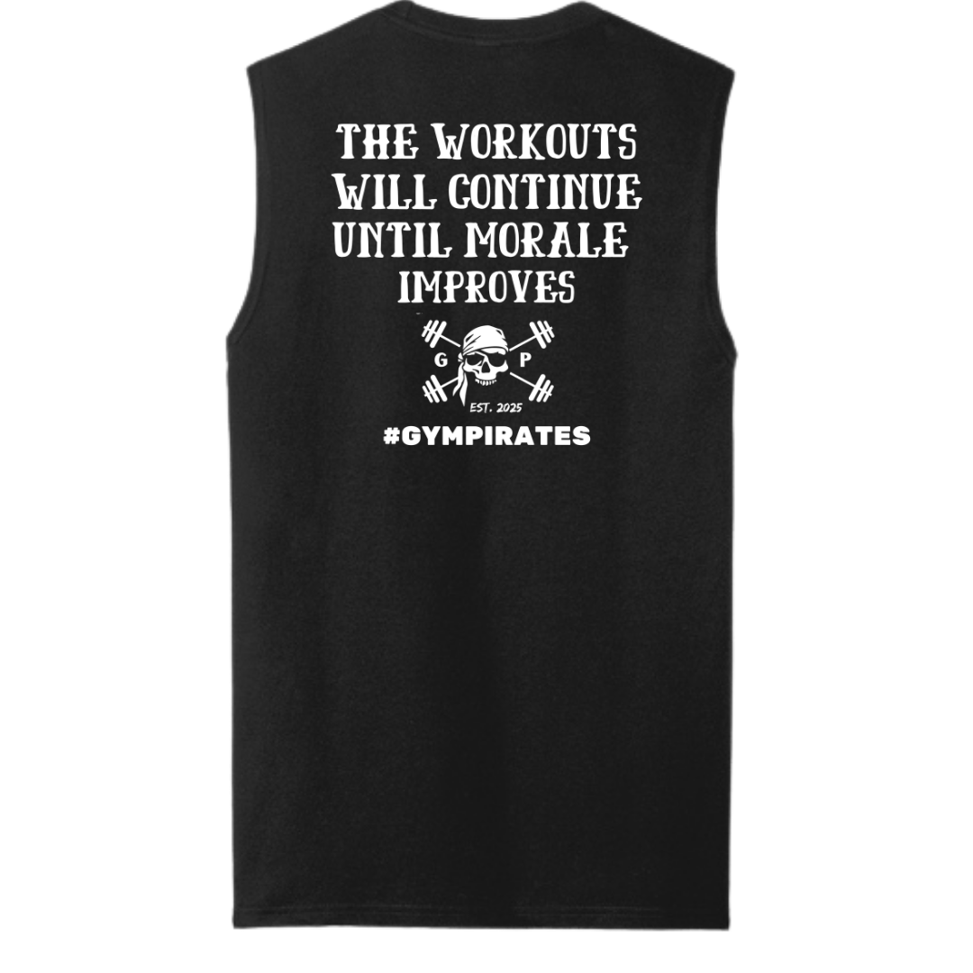 The Workouts Will Continue Men's Muscle Tank