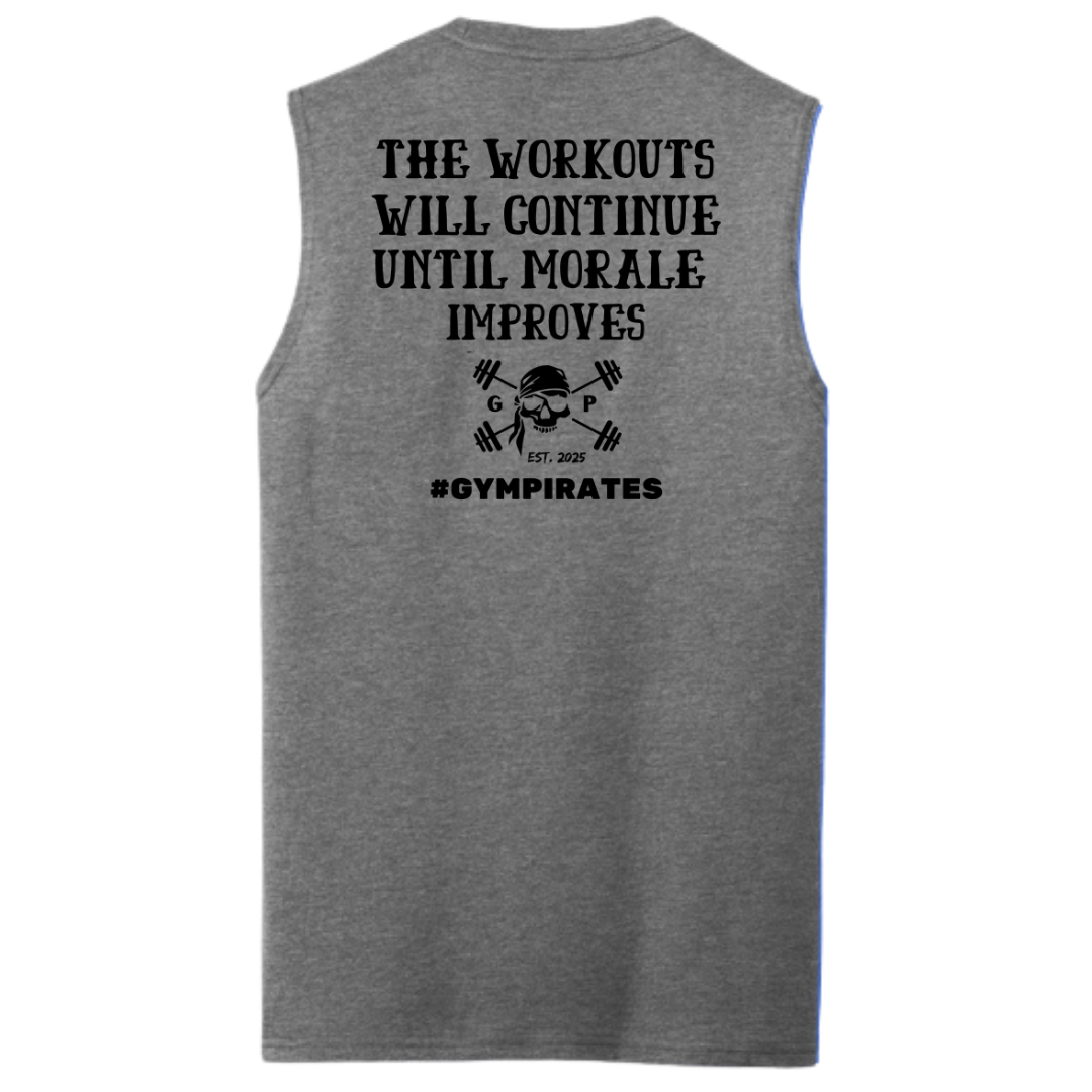 The Workouts Will Continue Men's Muscle Tank