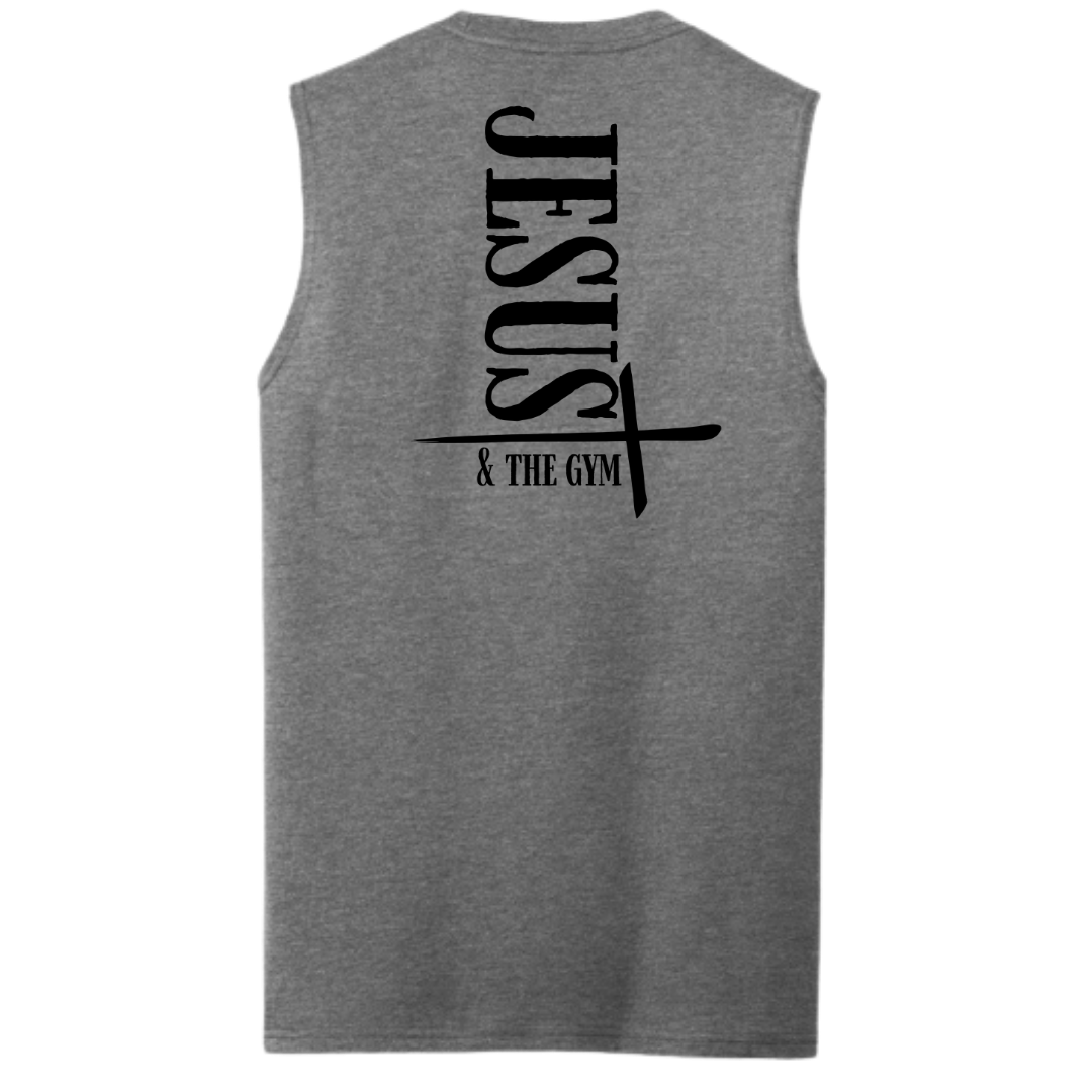 Jesus and the Gym Men's Muscle Tank