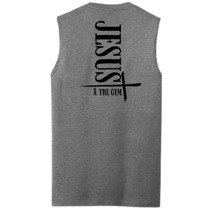 Jesus and the Gym Men's Muscle Tank