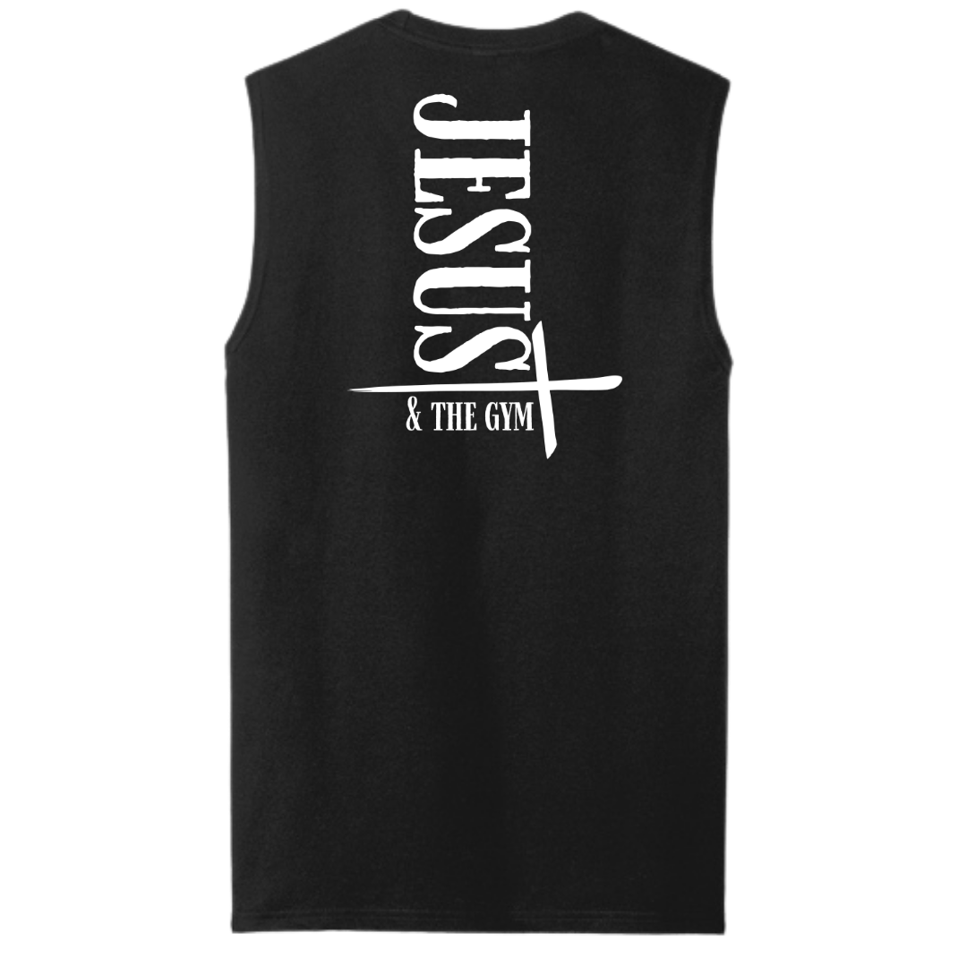 Jesus and the Gym Men's Muscle Tank
