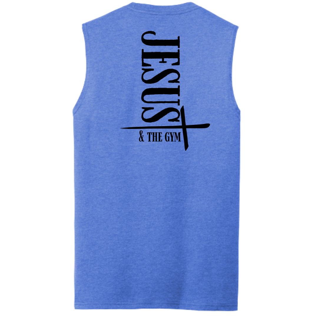 Jesus and the Gym Men's Muscle Tank