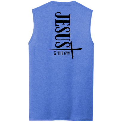 Jesus and the Gym Men's Muscle Tank