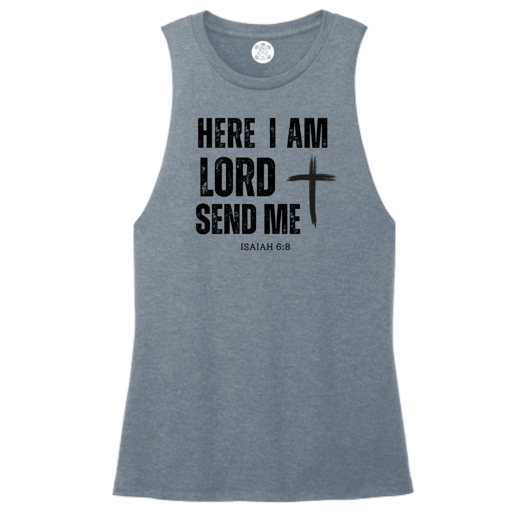 Here I am Lord Women's Muscle Tank