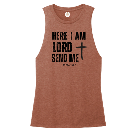 Here I am Lord Women's Muscle Tank