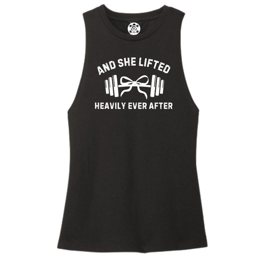 She Lifted Heavily Ever After Women's Muscle Tank