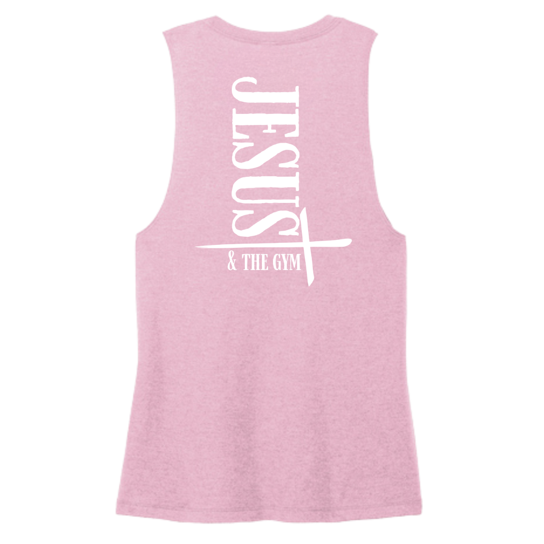 Jesus and the Gym Women's Muscle Tank