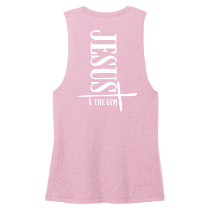 Jesus and the Gym Women's Muscle Tank