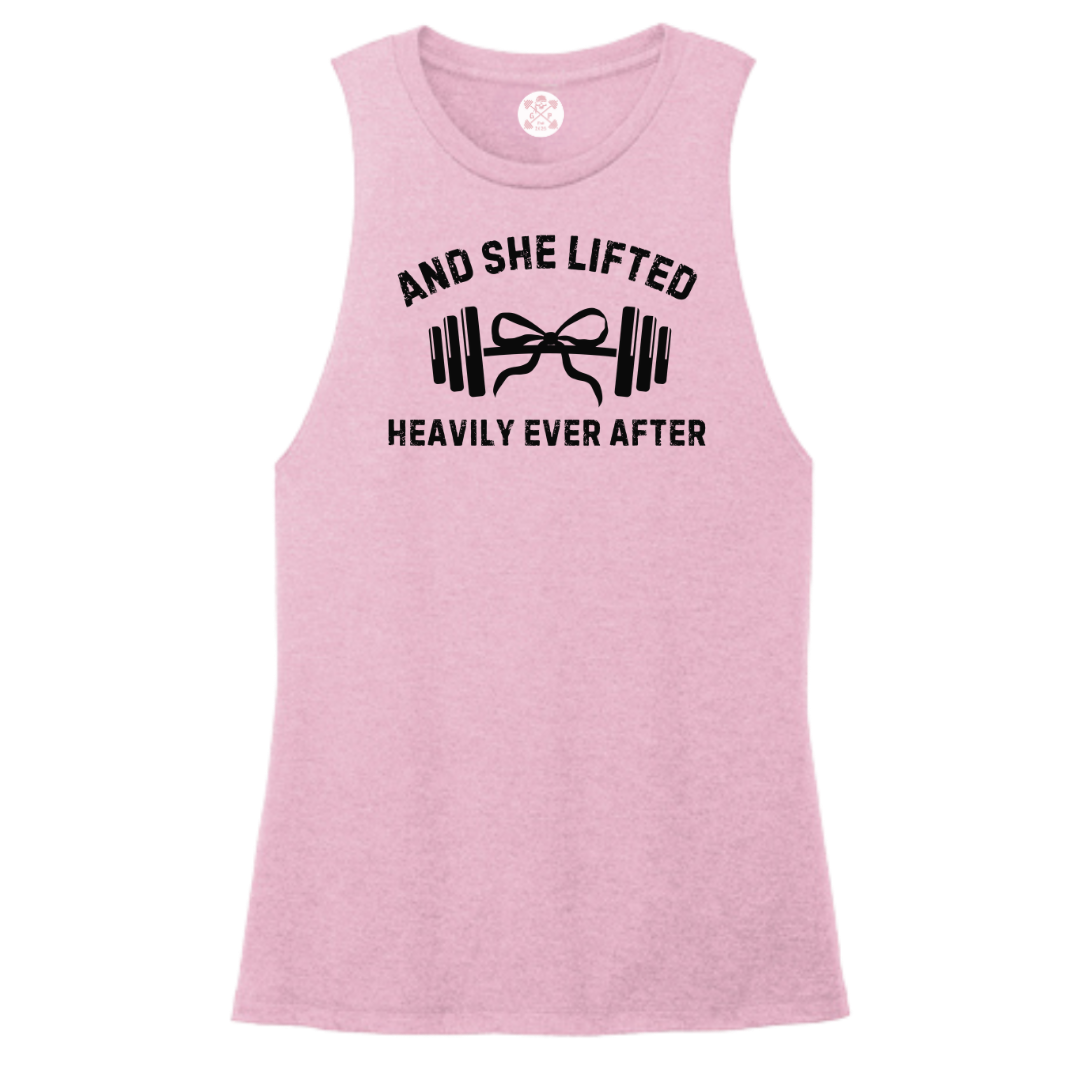 She Lifted Heavily Ever After Women's Muscle Tank