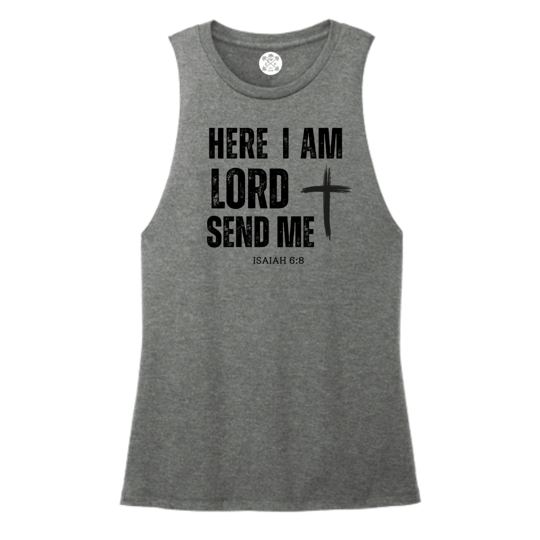Here I am Lord Women's Muscle Tank