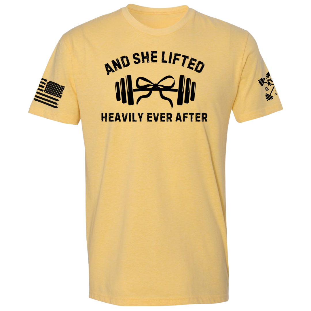 She Lifted Heavily Ever After Women's Tee
