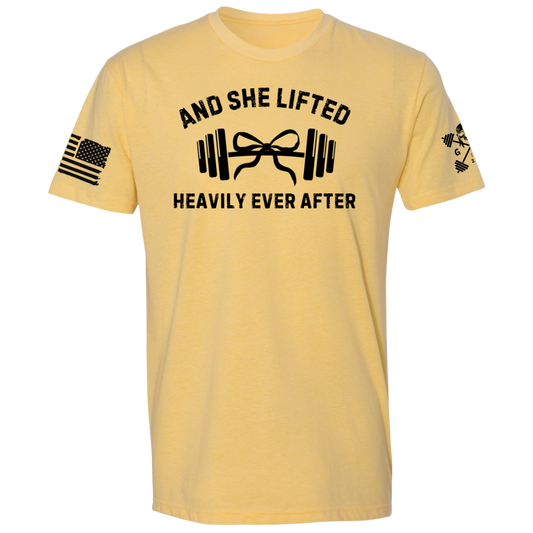 She Lifted Heavily Ever After Women's Tee