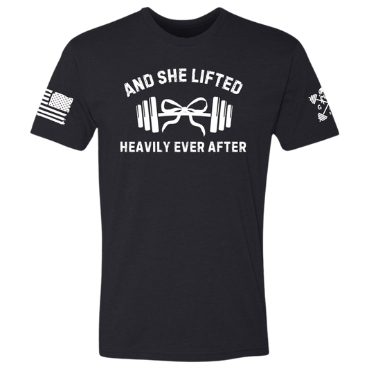 She Lifted Heavily Ever After Women's Tee