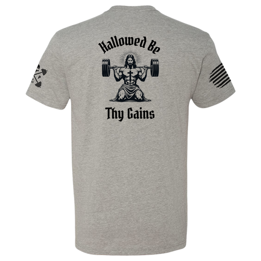 Hallowed Be Thy Gains Men's Tee