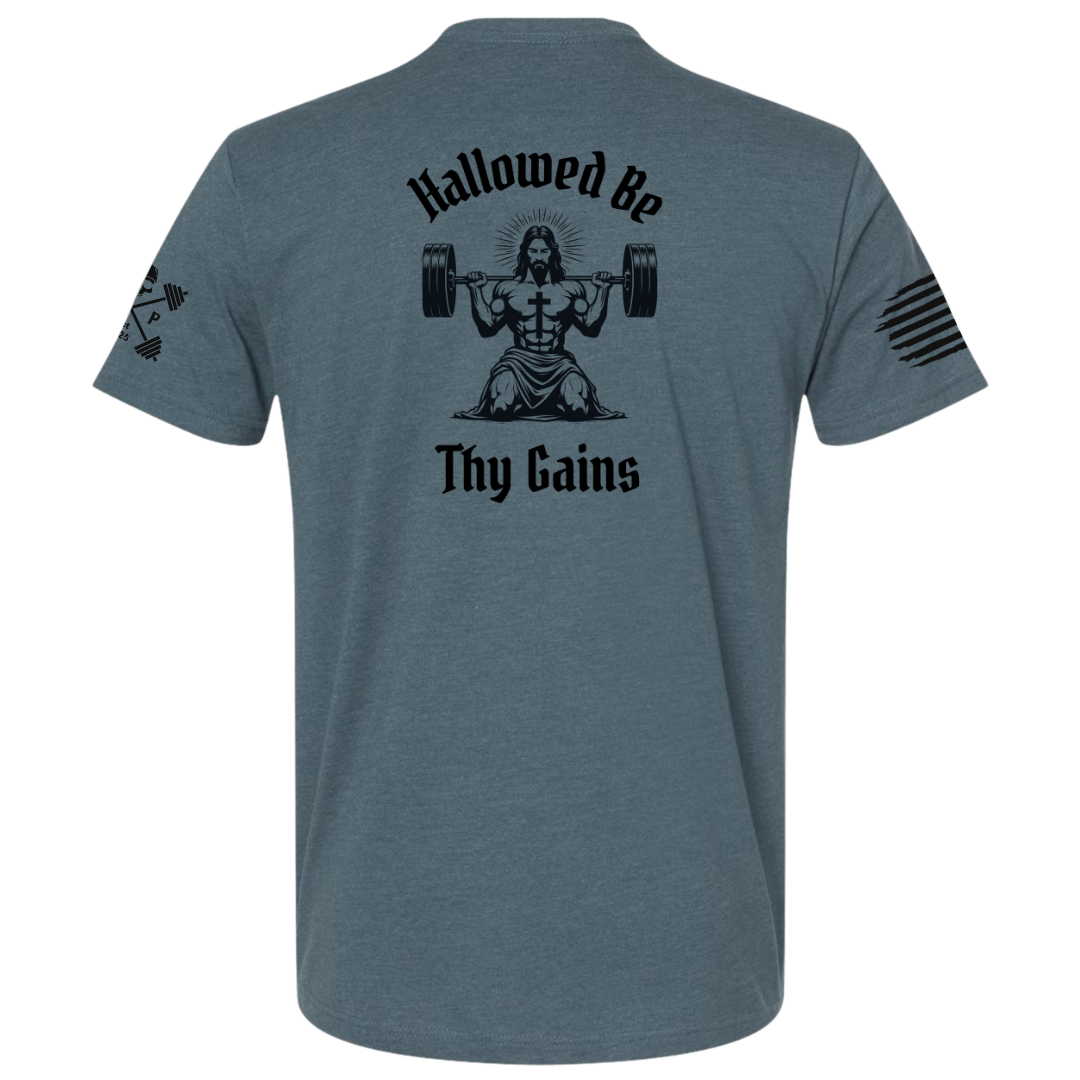 Hallowed Be Thy Gains Men's Tee