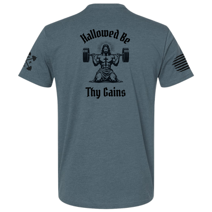 Hallowed Be Thy Gains Men's Tee
