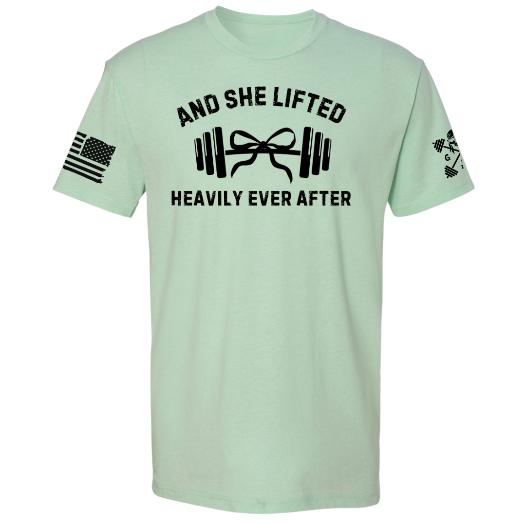 She Lifted Heavily Ever After Women's Tee