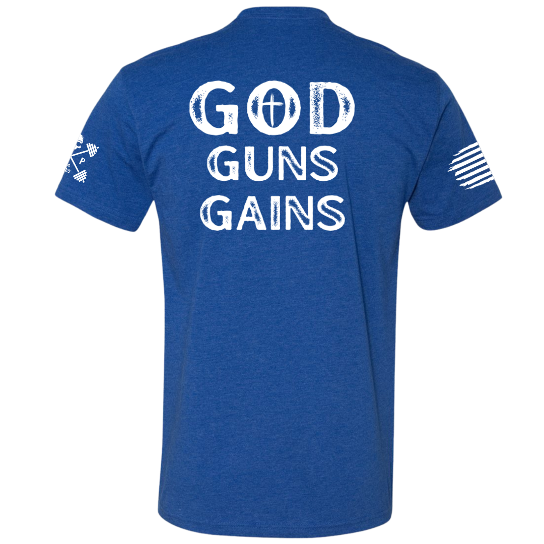 GOD | GUNS | GAINS Tee