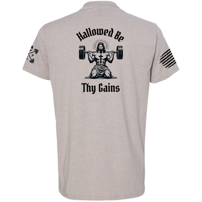 Hallowed Be Thy Gains Men's Tee
