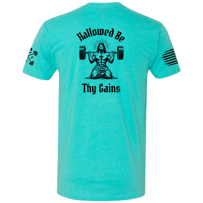 Hallowed Be Thy Gains Men's Tee