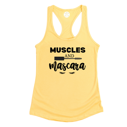 Muscles and Mascara Racerback Tank