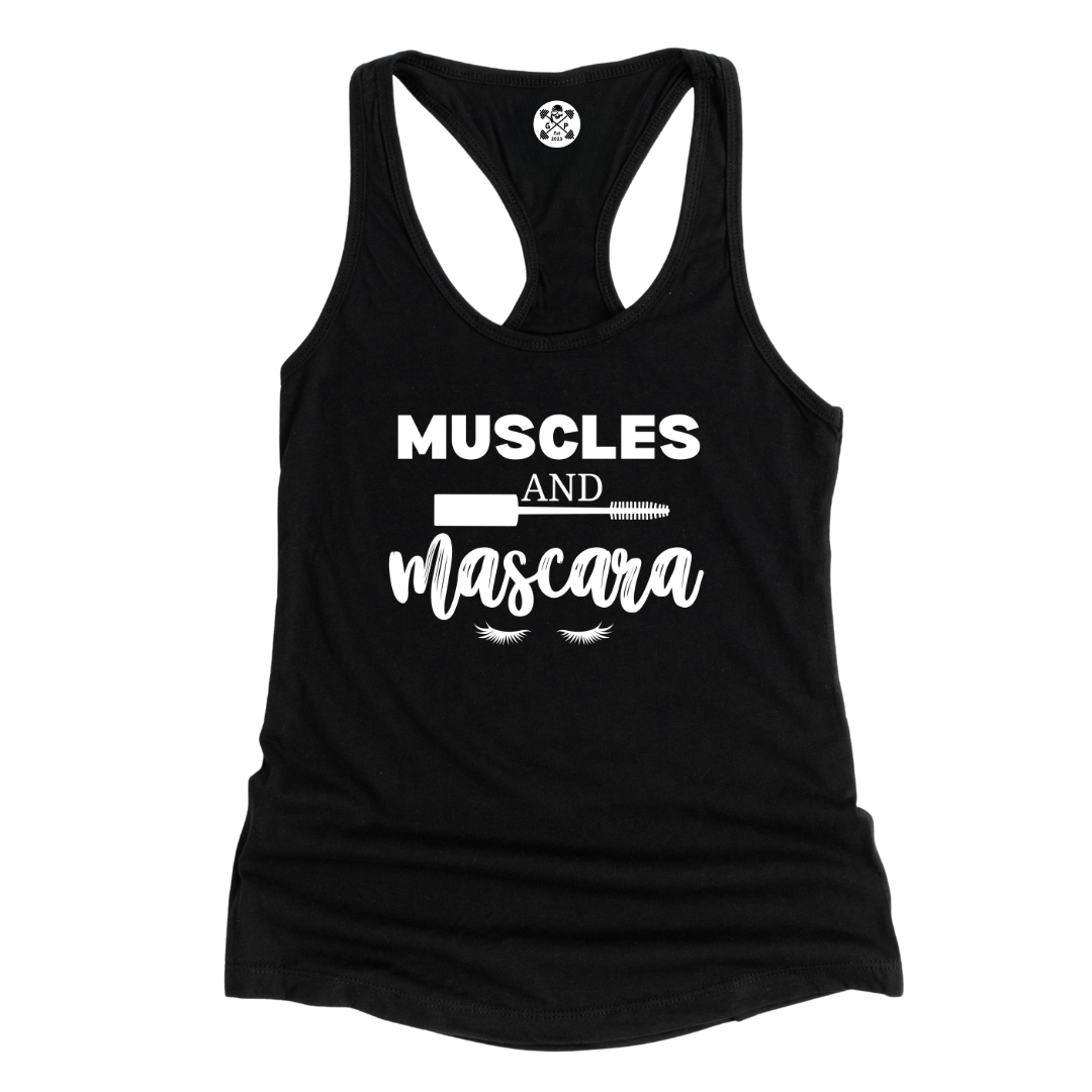 Muscles and Mascara Racerback Tank