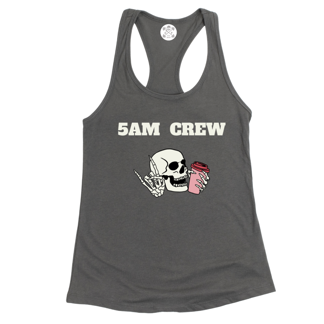 5 AM Crew Racerback Tank