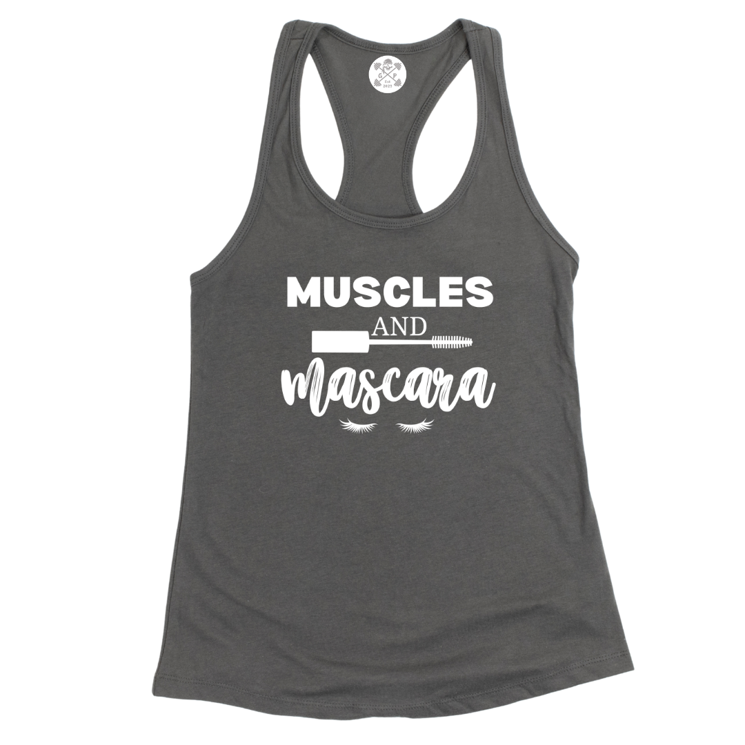Muscles and Mascara Racerback Tank