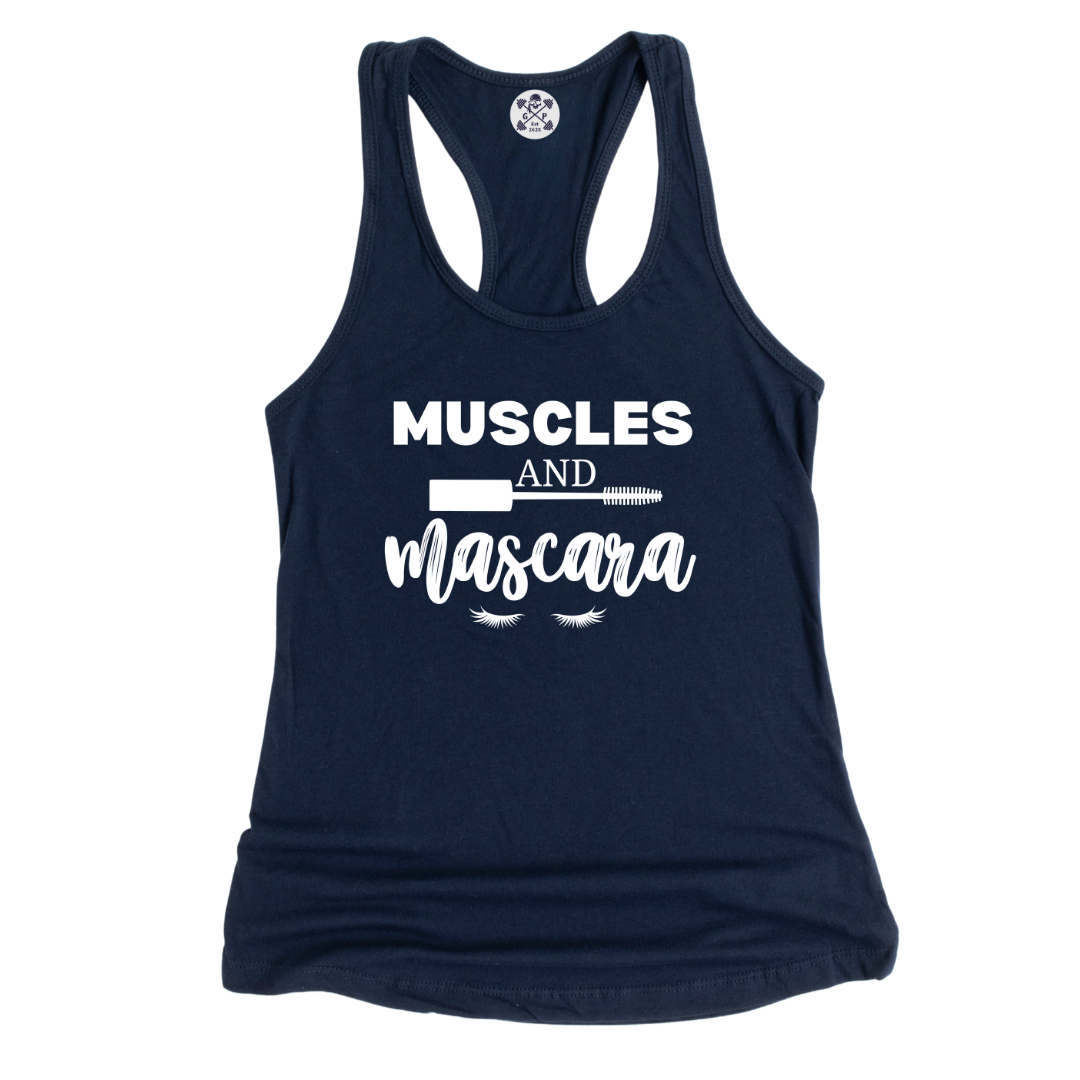 Muscles and Mascara Racerback Tank
