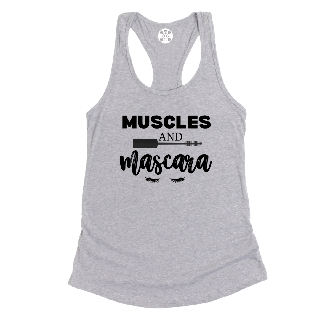 Muscles and Mascara Racerback Tank