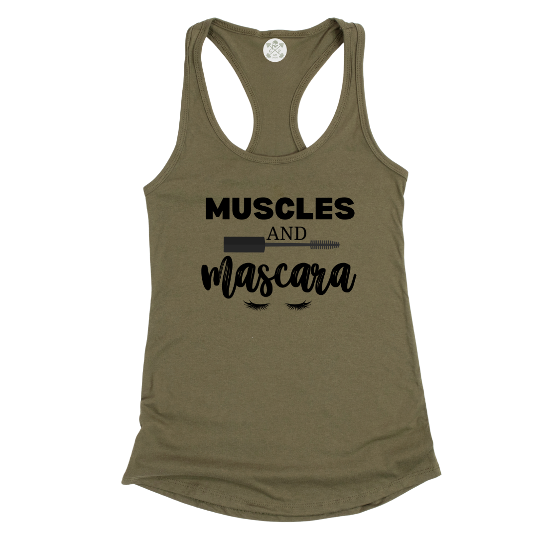 Muscles and Mascara Racerback Tank
