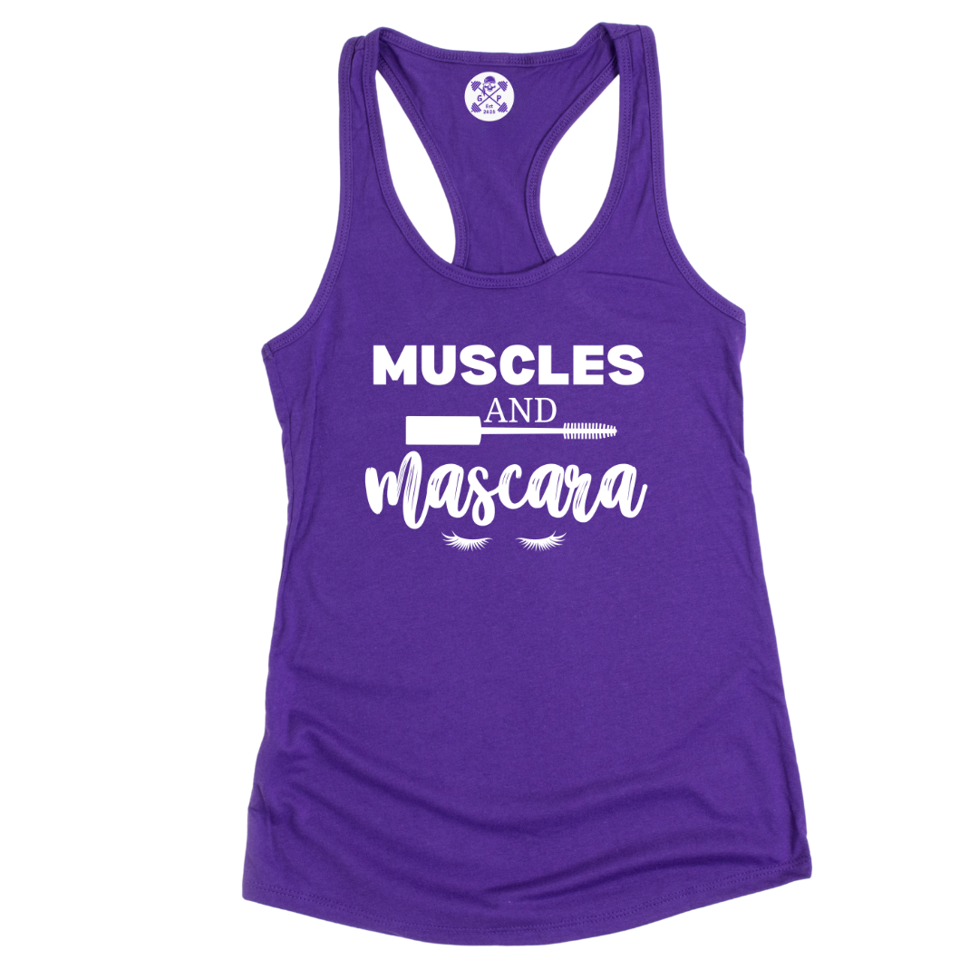 Muscles and Mascara Racerback Tank