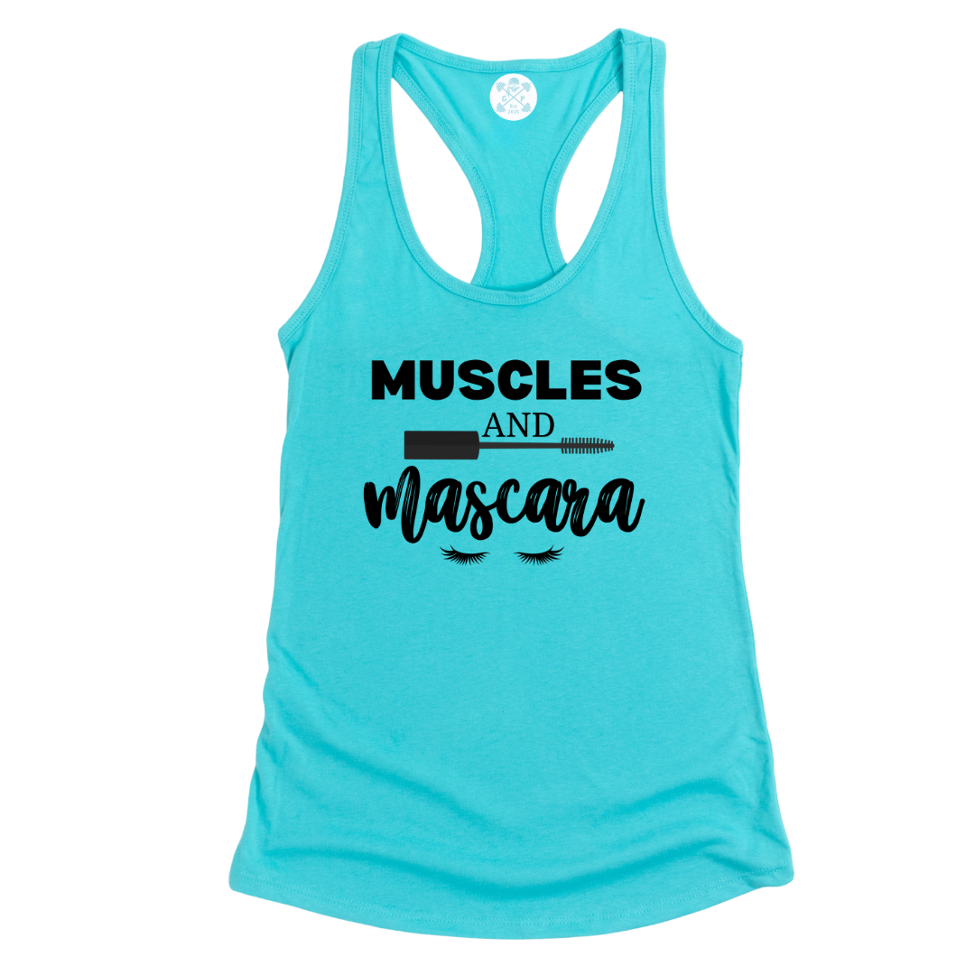 Muscles and Mascara Racerback Tank