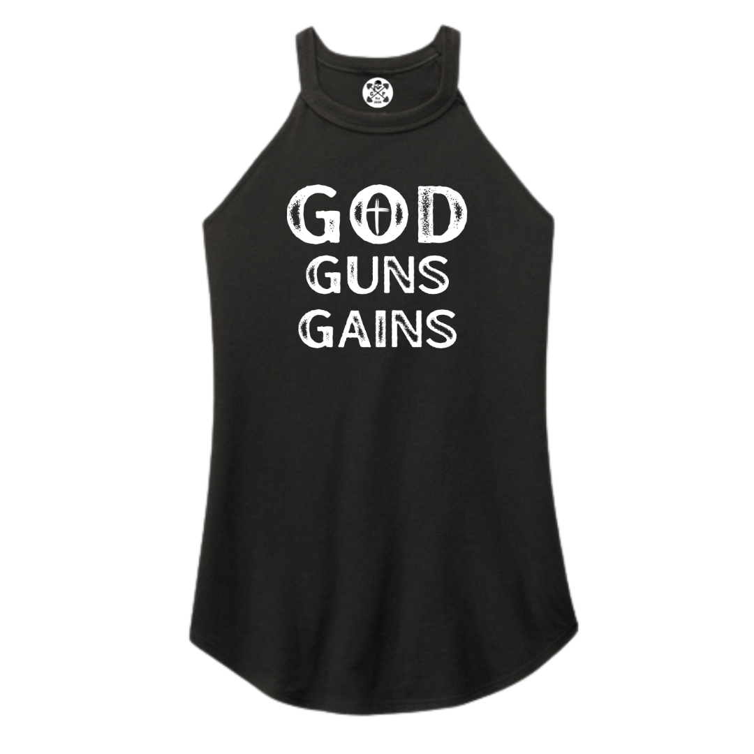 God | Guns | Gains Rocker Tank