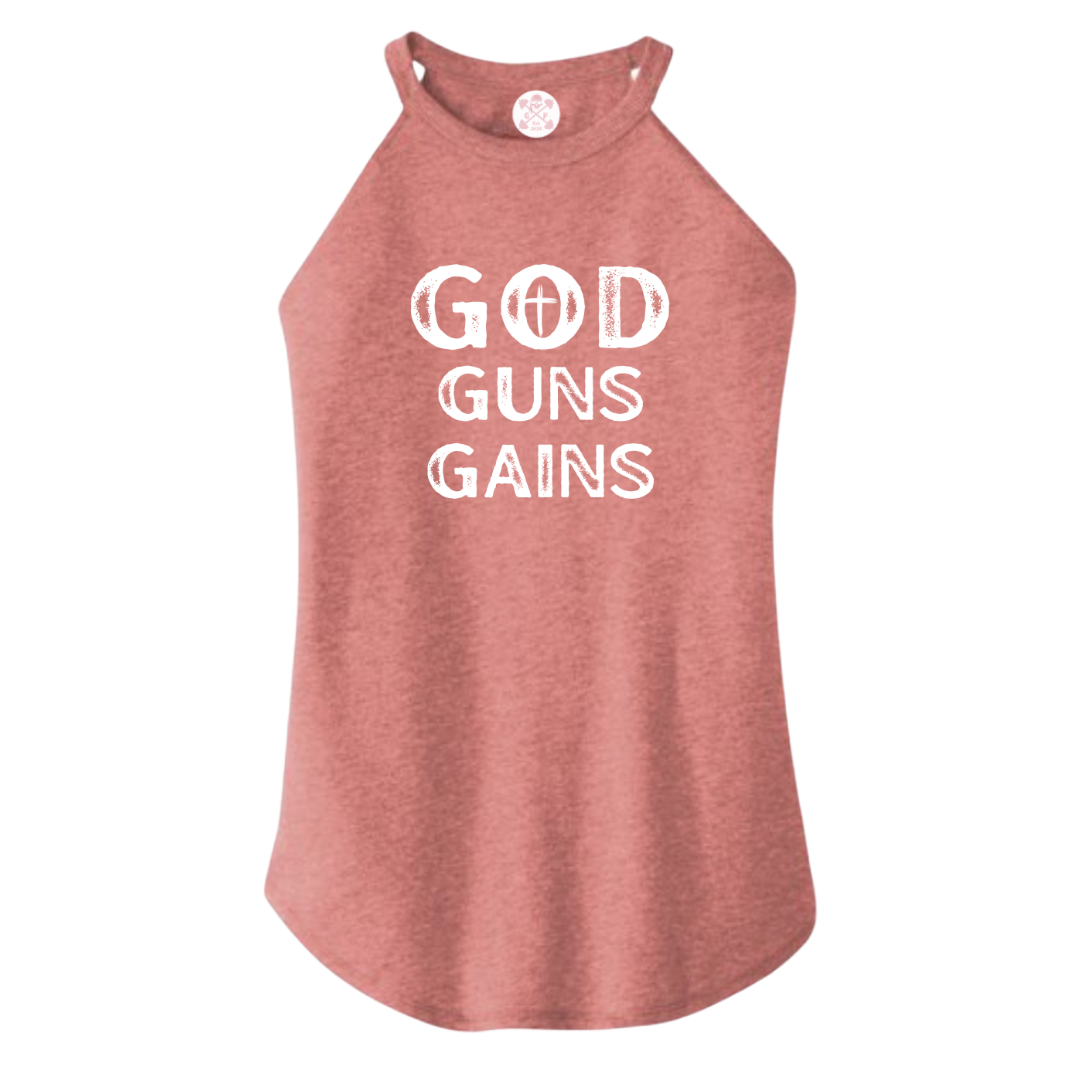 God | Guns | Gains Rocker Tank