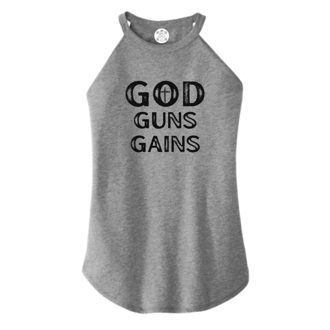 God | Guns | Gains Rocker Tank