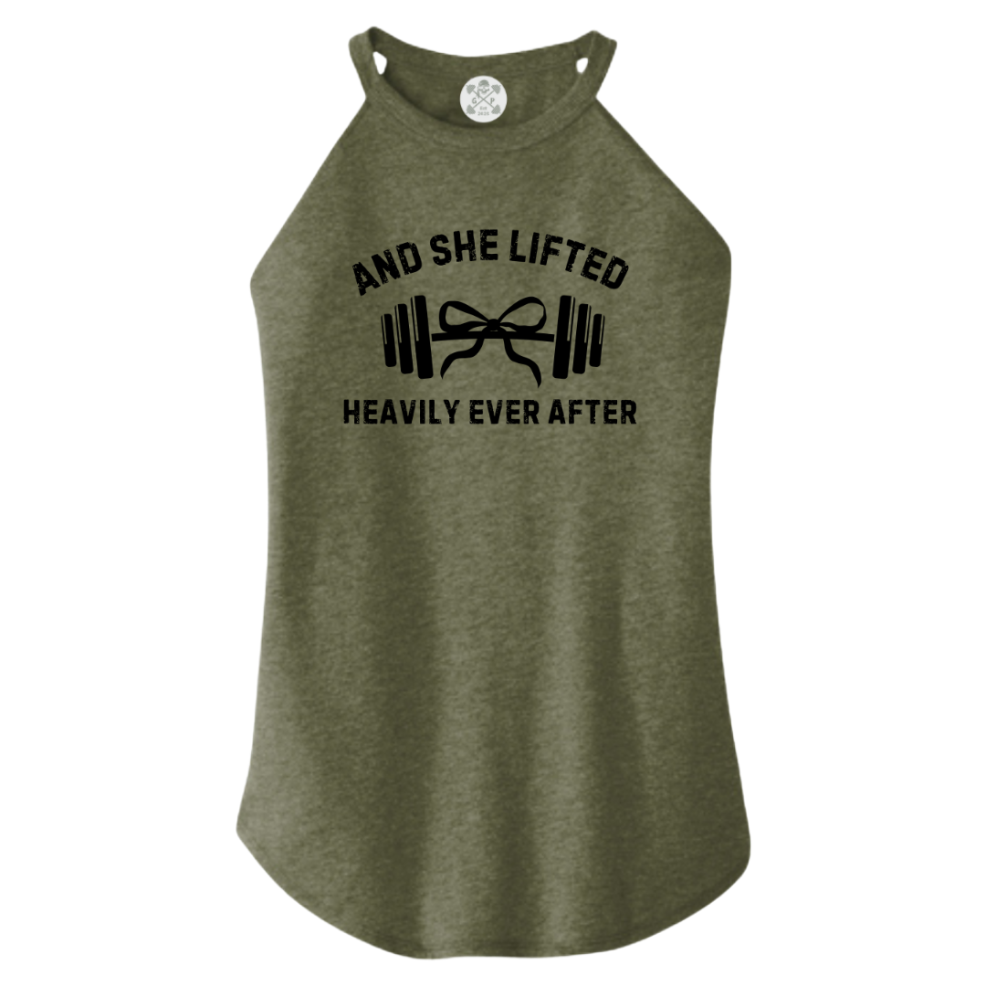 She Lifted Heavily Ever After Rocker Tank
