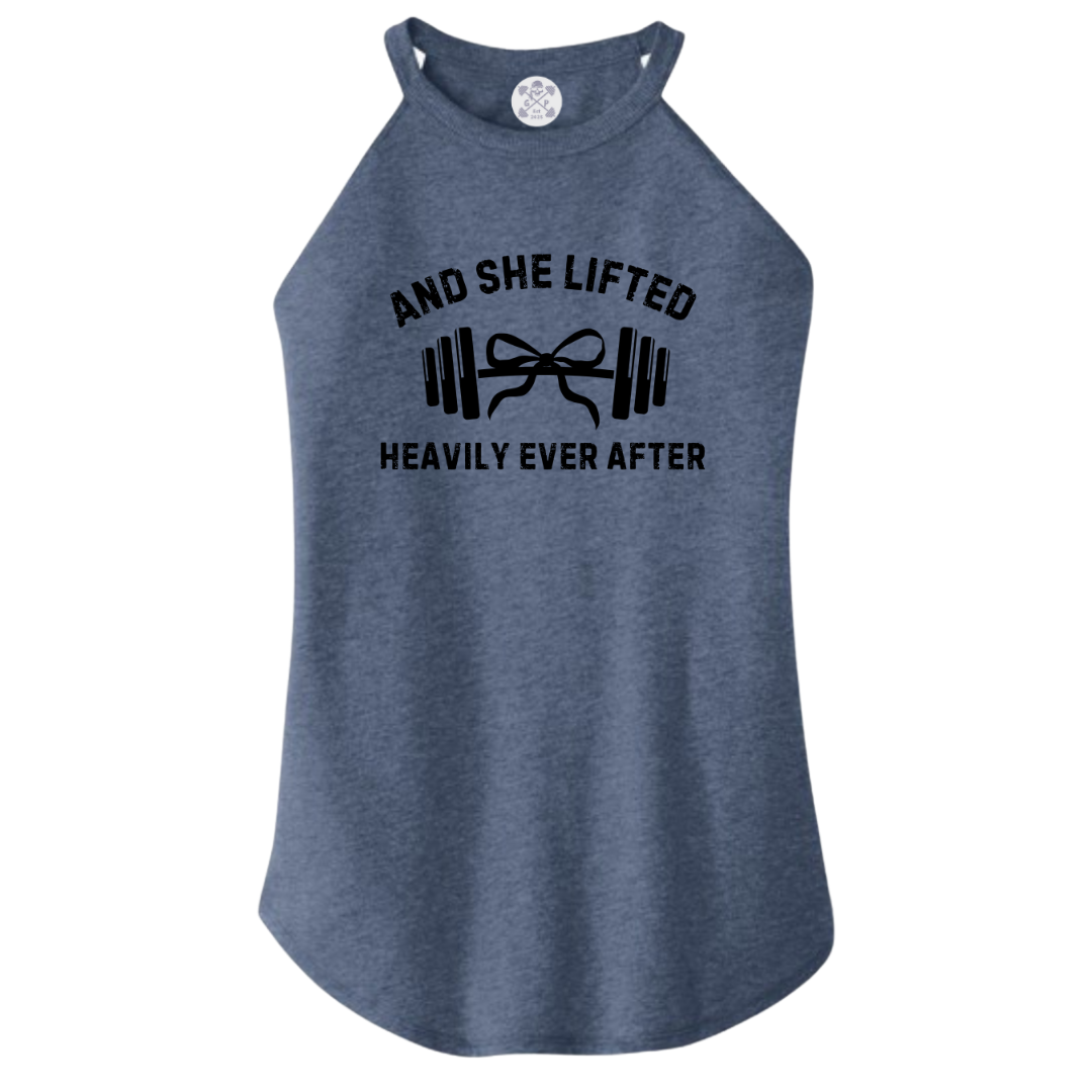 She Lifted Heavily Ever After Rocker Tank
